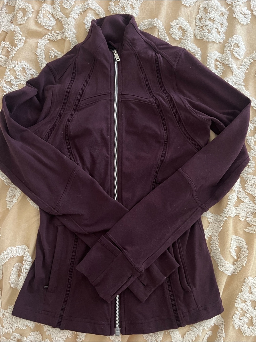 Lululemon Define jacket Women’s Deep Plum Zip-Up Athletic Jacket
